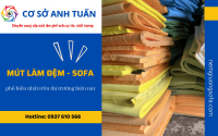 4 loại mút làm đệm - sofa phổ biến nhất trên thị trường hiện nay